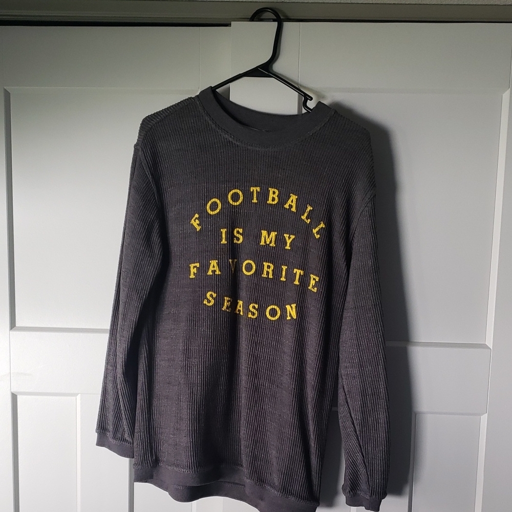 Boat House Apparel Gray Sweatshirt with Yellow Print